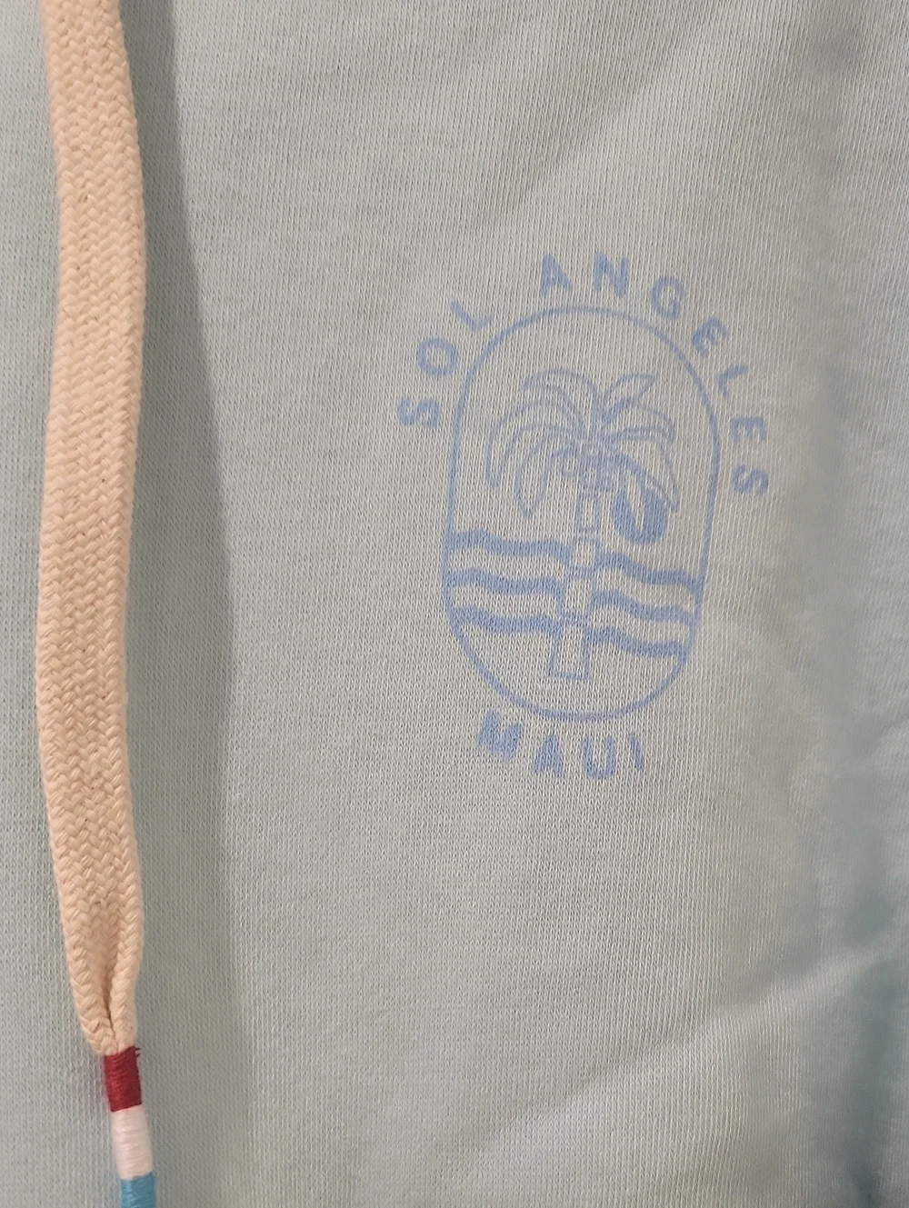 Sol Angeles Maui Men's Pullover Hoodie in Sea Glass Size S